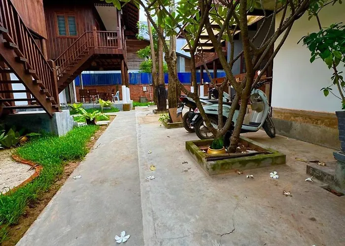 公寓 Sala Khmer - Traditional Wooden House & Garden 暹粒